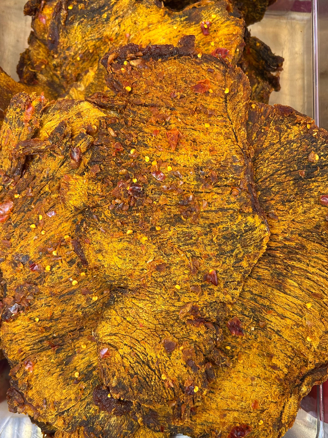 #1015B Red-Hot Curry Beef Jerky - Khô Bò Miếng Sã Cà Ri Cay Nhiều