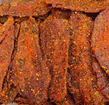 Load image into Gallery viewer, #1043A-Pepper Beef Jerky- Khô Bò Tiêu Đen Cay Nhiều.
