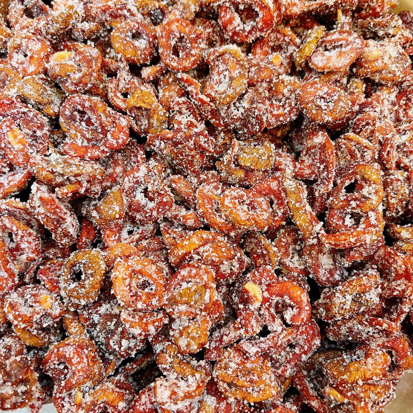 #3003 : Slice Dried Hawthorn fruit- Mứt Chanh Dây Ngào Đường.